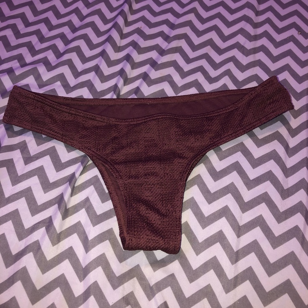 Brown swimsuit bottoms